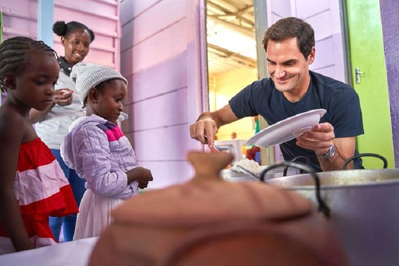 Roger Federer to feed 64,000 vulnerable young children in Africa