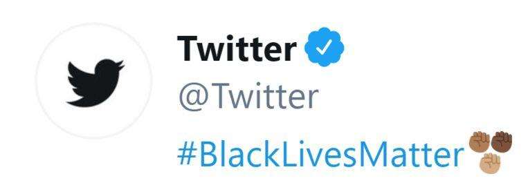 Major media companies openly support the ‘Black Lives Matter’ movement