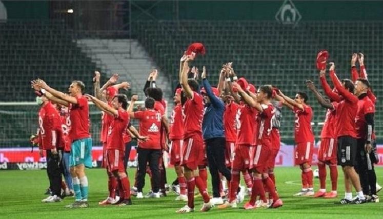 8th consecutive Bayern Munich title: 30th coronation in an empty stadium
