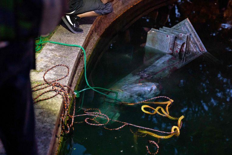 In Richmond, Virginia, a statue of Columbus was dragged from its pedestal and thrown into a nearby pond.