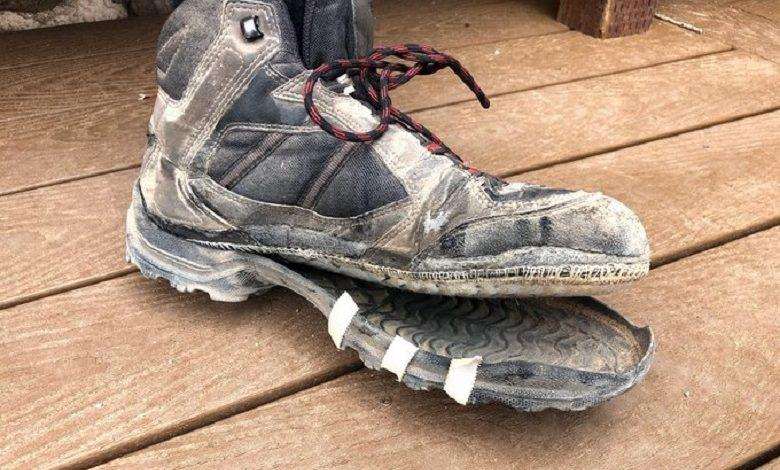 In Grand Canyon, the land is hot that it melts your shoes