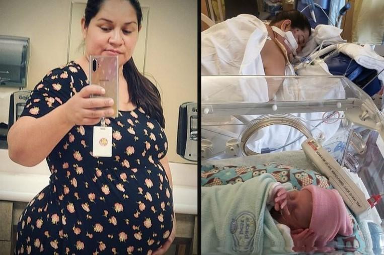 In coma during childbirth: woman with Covid-19 dies without seeing her child