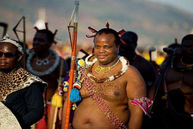 King Mswati III of Swaziland