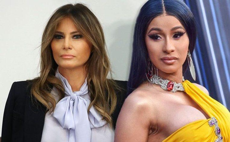 Cardi B sparks riot with Melania Trump and throws first blow online