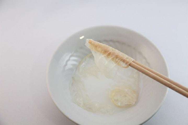 Cooking food with semen