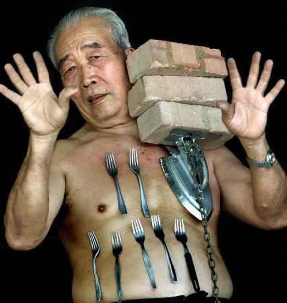 Mr. Liew possesses an incredible power to attract metal objects to his body