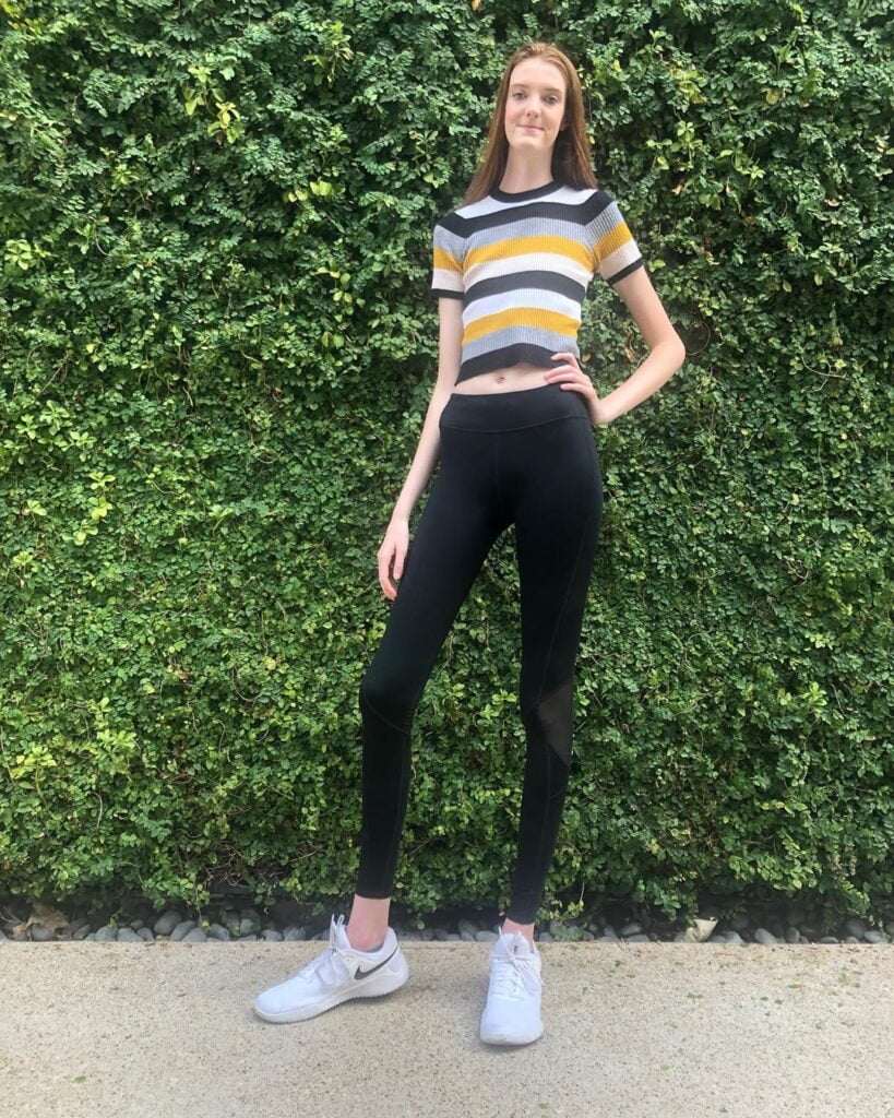 Maci (17) has the longest female legs in the world: “I used to be bullied”