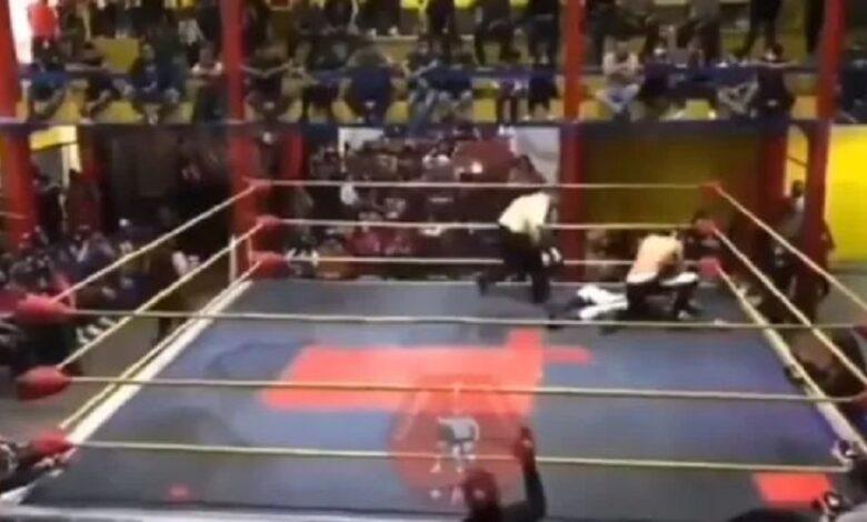 Mexican wrestler (26) died in the ring after a punch