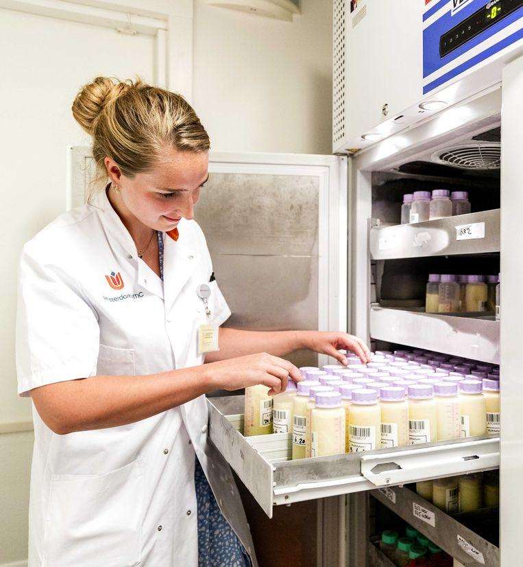 Breast milk with antibodies against corona.