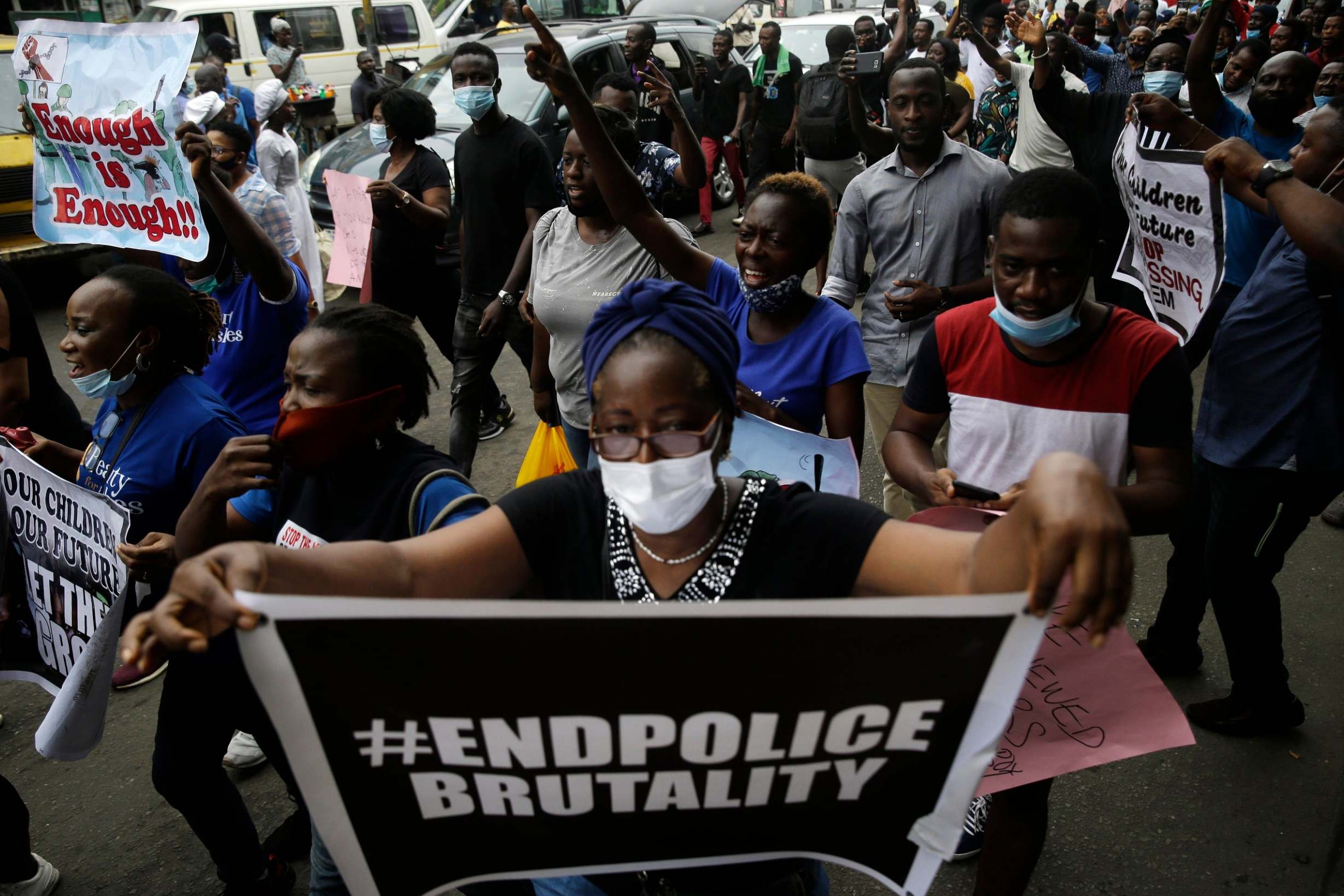 Nigerians in South Africa says no to the killing of protesters