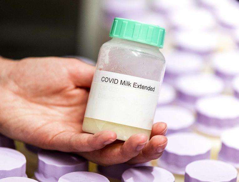 the milk, processed in ice, will be administered for the first time at the end of this month to people at risk of corona infection.