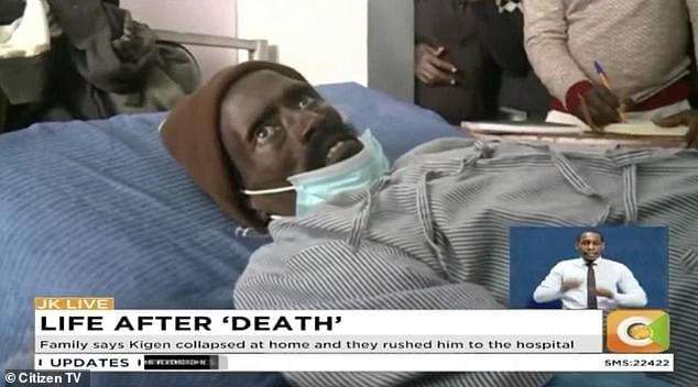 Peter Kigen exprienced life after 'death'