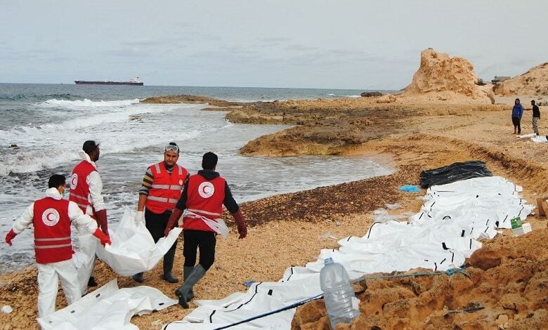 Bodies of 74 migrants wash up on Libyan beach
