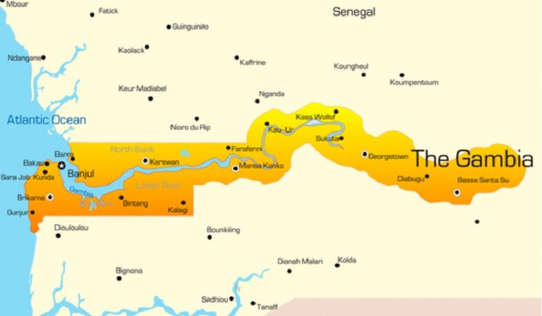 Senegambia border