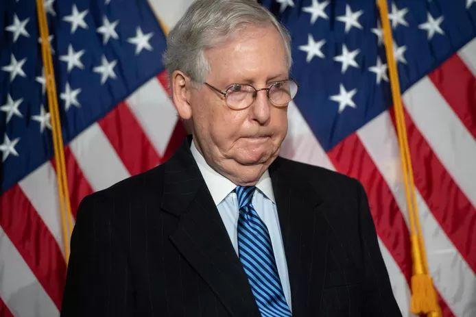 Republican leader McConnell blames Trump for storming the Capitol