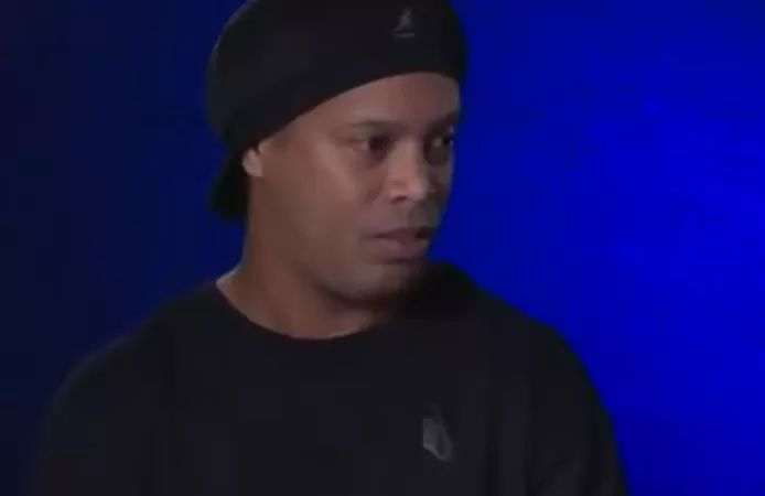 Never play football again, or never go back to carnival? Ronaldinho’s face speaks volumes