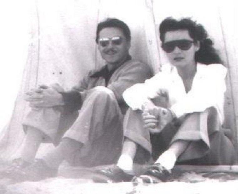 Princess Fawzia with her second husband Ismail Shirin