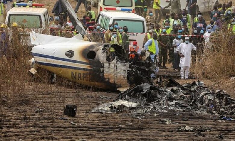 Nigerian Air Force plane crashed on the approach to Abuja Airport