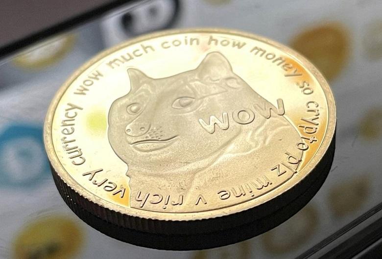 Crypto coins Dogecoin hits a new record