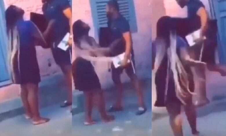 After break up, man forcefully take what he bought for her