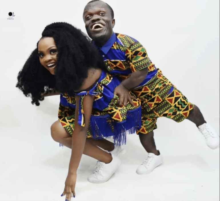 Victor Nwagu aka Nkubi and his fiancee on a pre-wedding picture