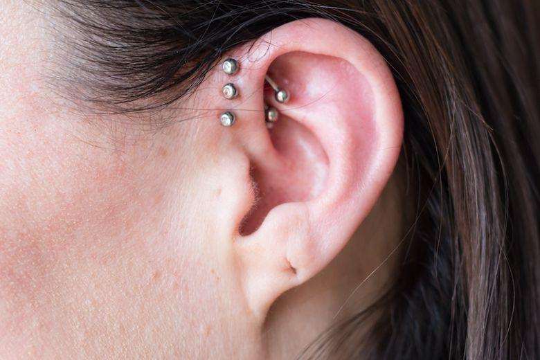 Forward Helix Piercing