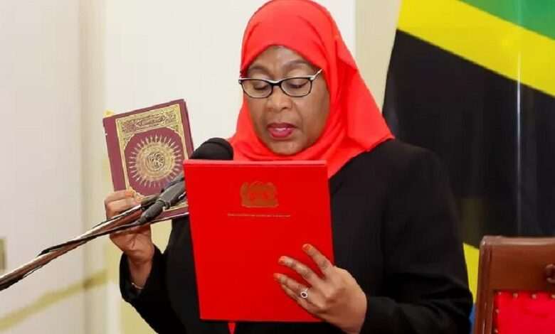 Vice President Samia Suluhu Hassan was officially sworn in as President of Tanzania. She thus becomes the country’s first female president.