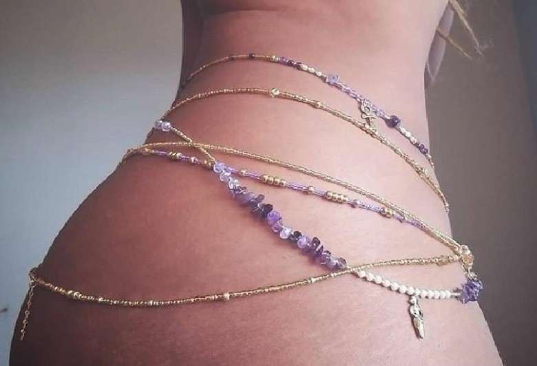 Traditional waist beads