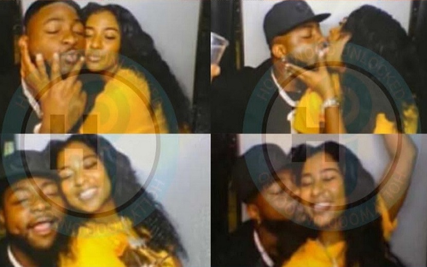 Photos of Davido kissing Mya Yafai leaked and Nigerians react