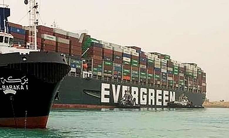 Before blocking Suez Canal, Ever Given drew shameless images at sea