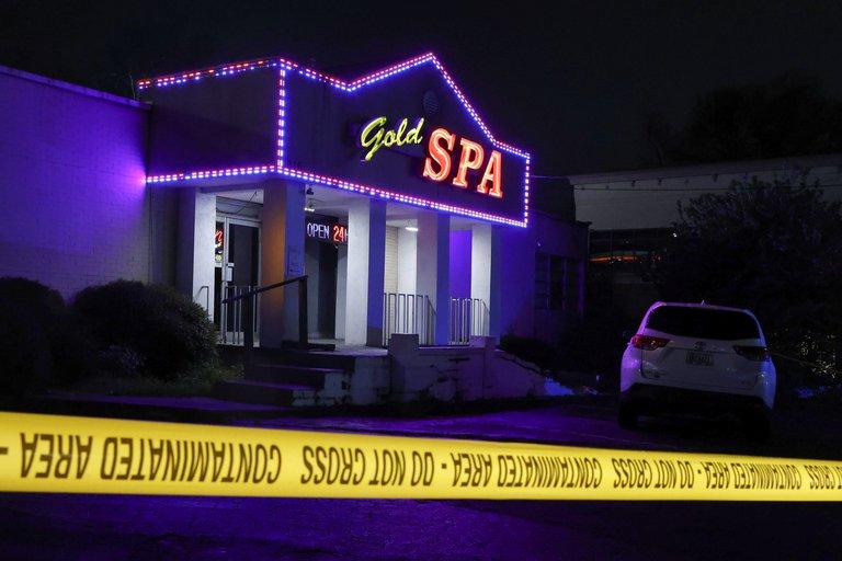 Gold Spa, one of the massage centers attacked 
