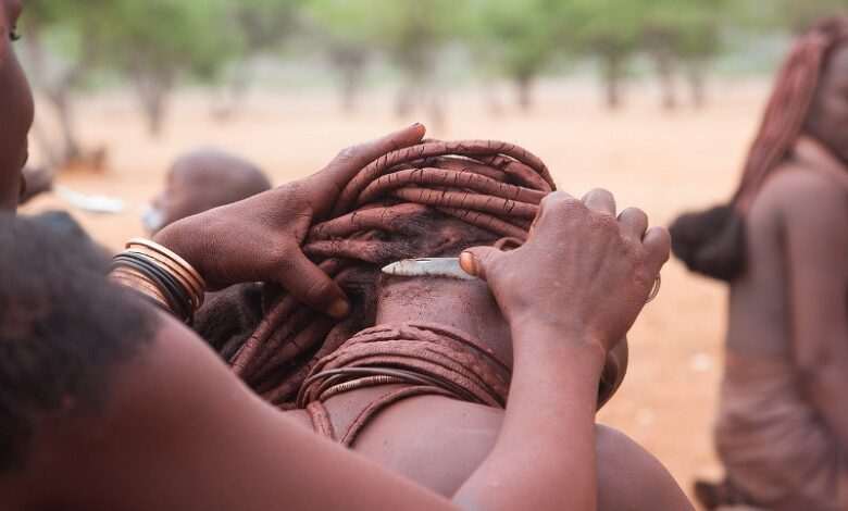 How do Africans wash in the driest region of the continent?