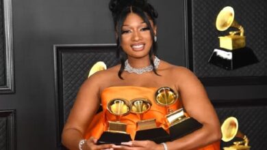 Megan Thee Stallion thanks ‘haters’ for Grammy success
