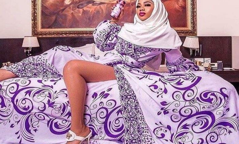 As if nun dress is not enough, Toyin Lawani poses in sexy hijab