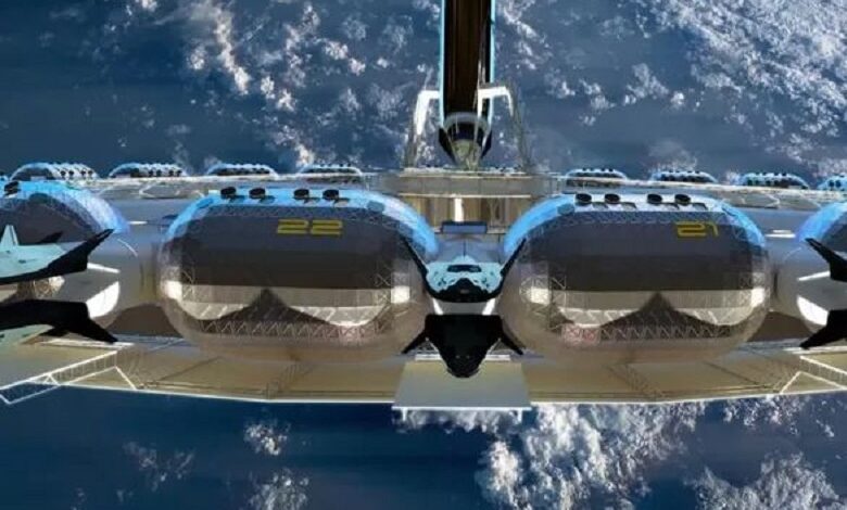 Spectacular views of moon and Earth: first space hotel will open in 2027