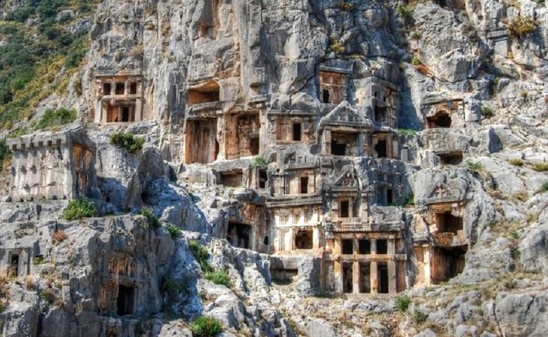 Lycian rock tombs of Myra (Turkey)