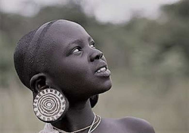 Stretched earlobes