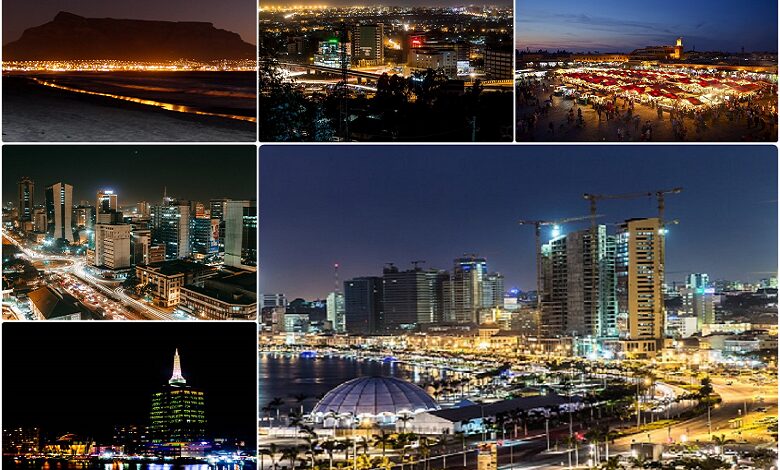 How do African cities look at night? Top 10 amazing cities [Photos]