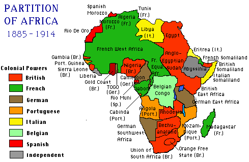 European colonies in Africa