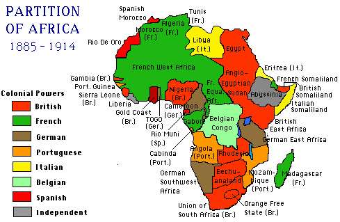 European colonies in Africa