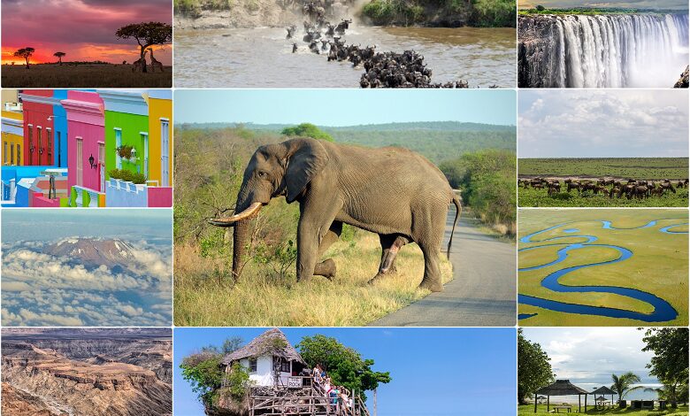 The most exciting places in Africa