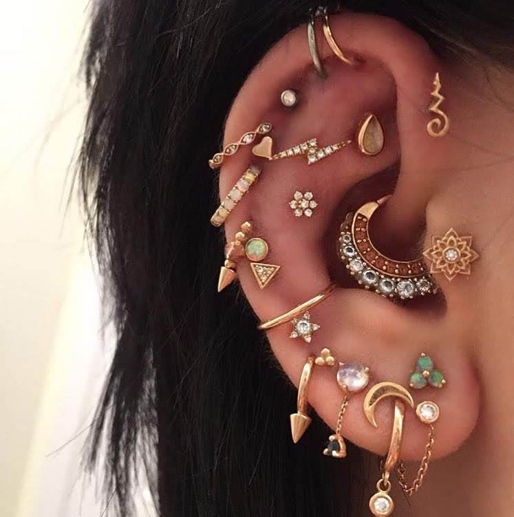 The best type of metal jewelry for piercing 