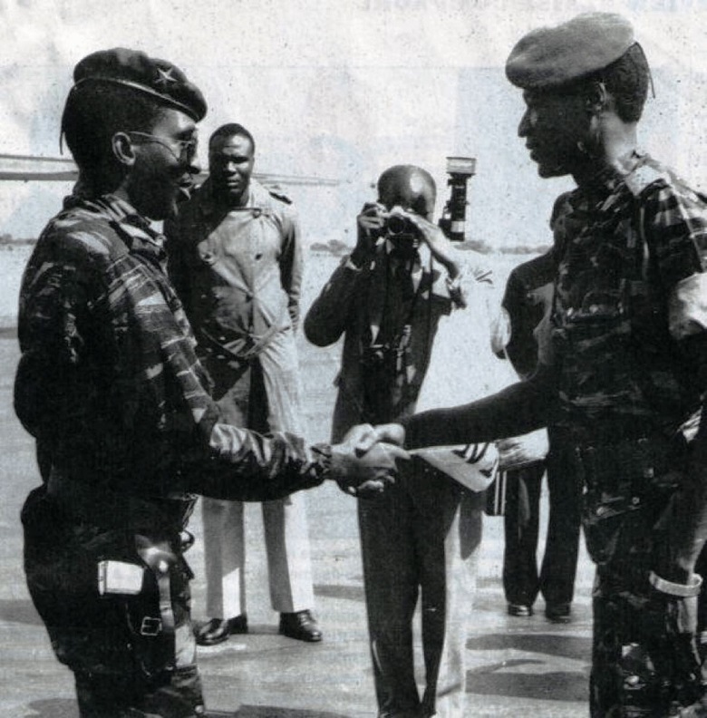 Captain Thomas Sankara and Captain Blaise Compaore