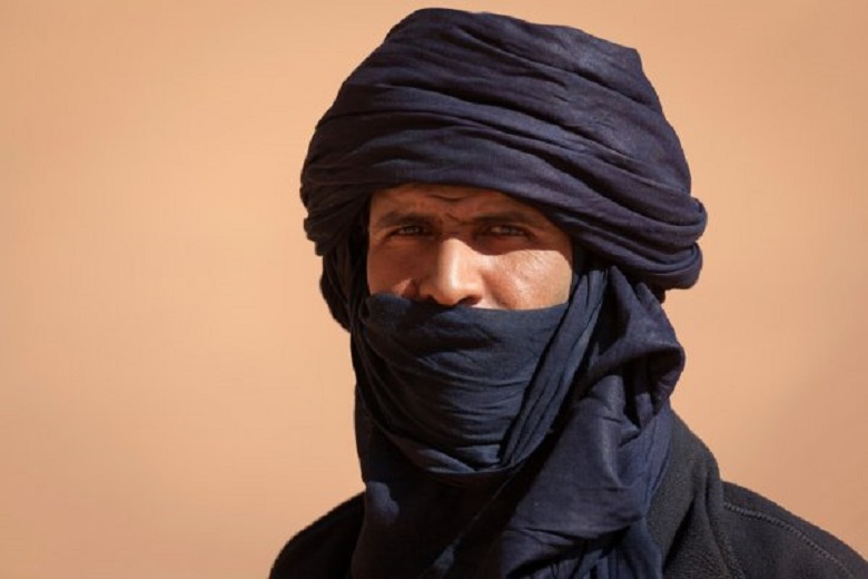 Blue men of tuareg