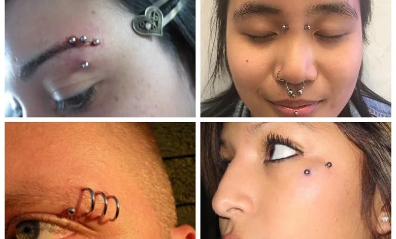 Types of eyebrow piercing for men and women