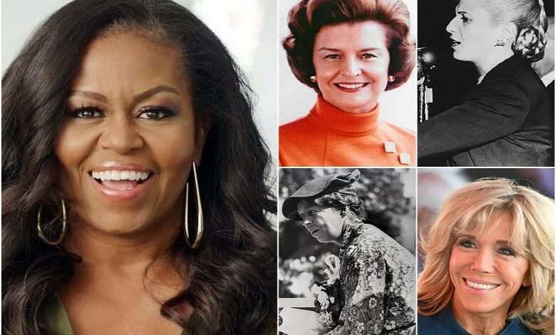 Top five most influential first ladies in history