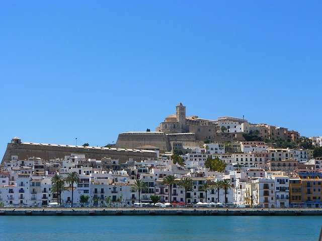 The color of Ibiza is white