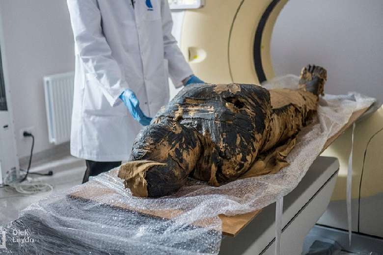 Polish scientists discover first pregnant mummy