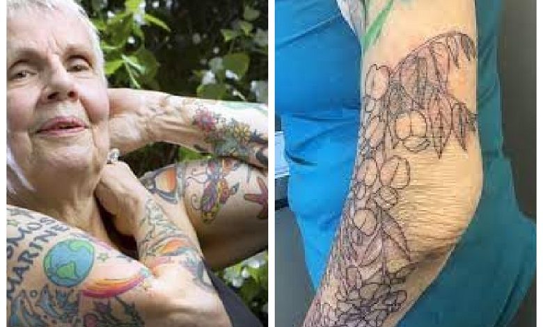 Tattoos on saggy skin! What happens to tattoos in old age