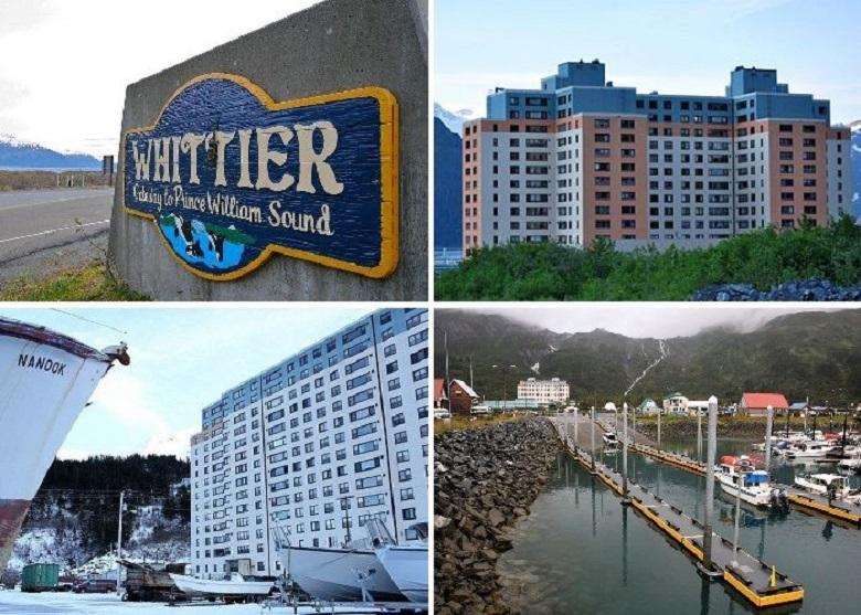 Whittier is a former military town